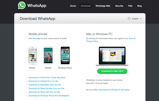 whatsapp application for mac